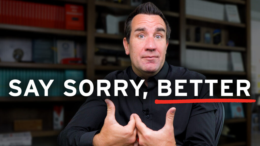 Apologize As A Leader